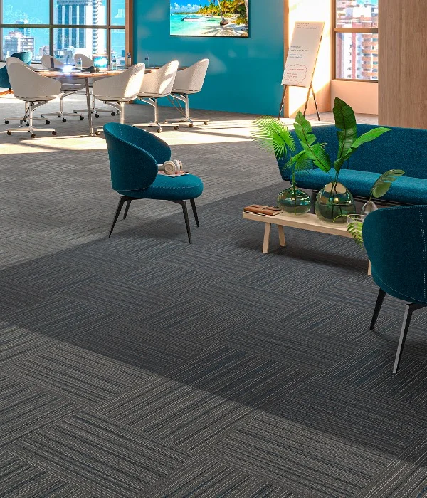 Carpete Belgotex Connect modular em placas